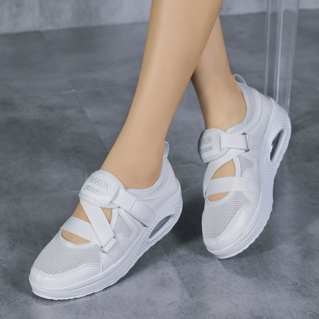 

LEEy-World Womens Sneakers Womens Trail Shoes and Walking Sneakers with Arch Support and Breathable Mesh