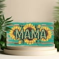 thumbnail image 4 of License Plate, Sunflower themed "MAMA" Decorative Front,Personalized Stainless Steel License Plate Cover For Men Women,12.2" X 6.2", 4 of 6