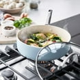 thumbnail image 6 of GreenPan Padova Healthy Ceramic Non-Stick 10-Piece Cookware Set, Light Blue, 6 of 10
