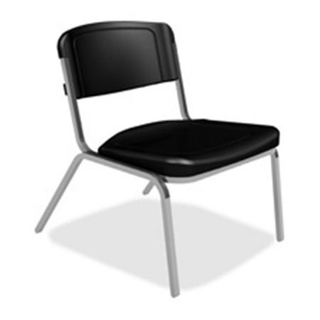 Iceberg Enterprises ICE64021 Stack Chair- 350 lb Capacity- 26inchx27x32inch- Washable- Black