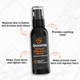 thumbnail image 4 of GROOMIE Suero natural para después del afeitado para hombres calvos – Cuidado de la piel para hombres y después del afeitado para cabeza, cuello, cara y barbilla – Bálsamo calmante para cuidar la piel, 4 of 6
