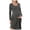Dark Gray, variant on dmqupv Baby Shower Maternity Dress Women Maternity Dress Comfortable Soft Stylish Solid Color Suitable For Breastfeeding Long Sleeved Dress Dark Gray,Size for S