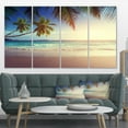 thumbnail image 1 of Typical Sunset on Seychelles Beach - Extra Large Seascape Art Canvas, 1 of 3