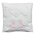 thumbnail image 5 of FAMTKT Easter Pillow Covers 18X18 inch, Quilted Embroidered Bunny Floral Design, Decorative Spring Throw Pillow Cases for Couch Sofa Bedroom Home Decor, 5 of 5