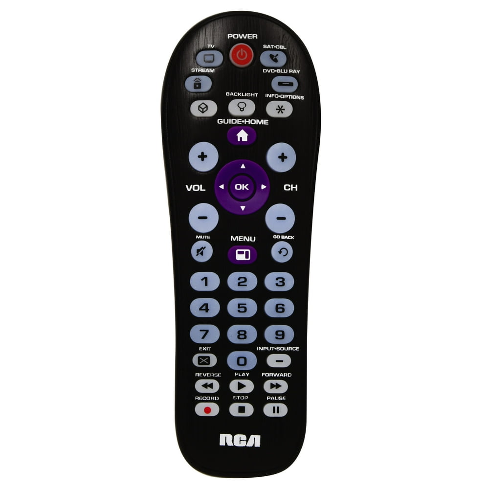 RCA 4Device Universal Remote Streaming Player Compatible