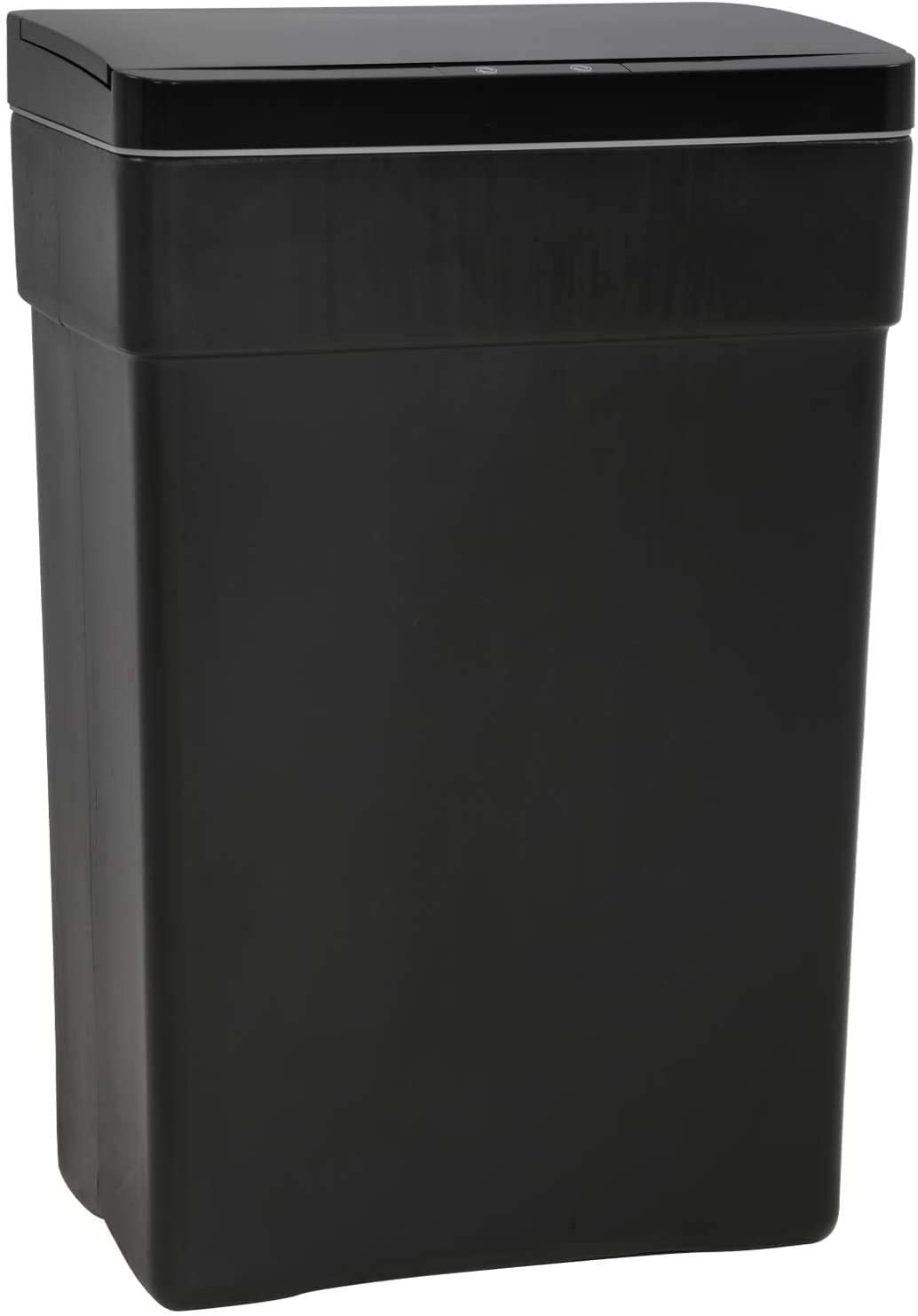 Vnewone 13 Gallon Trash Can Touch Free Automatic for Home, Kitchen, and  Bathroom Garbage Plastic High-Capacity Garbage Can (Black)