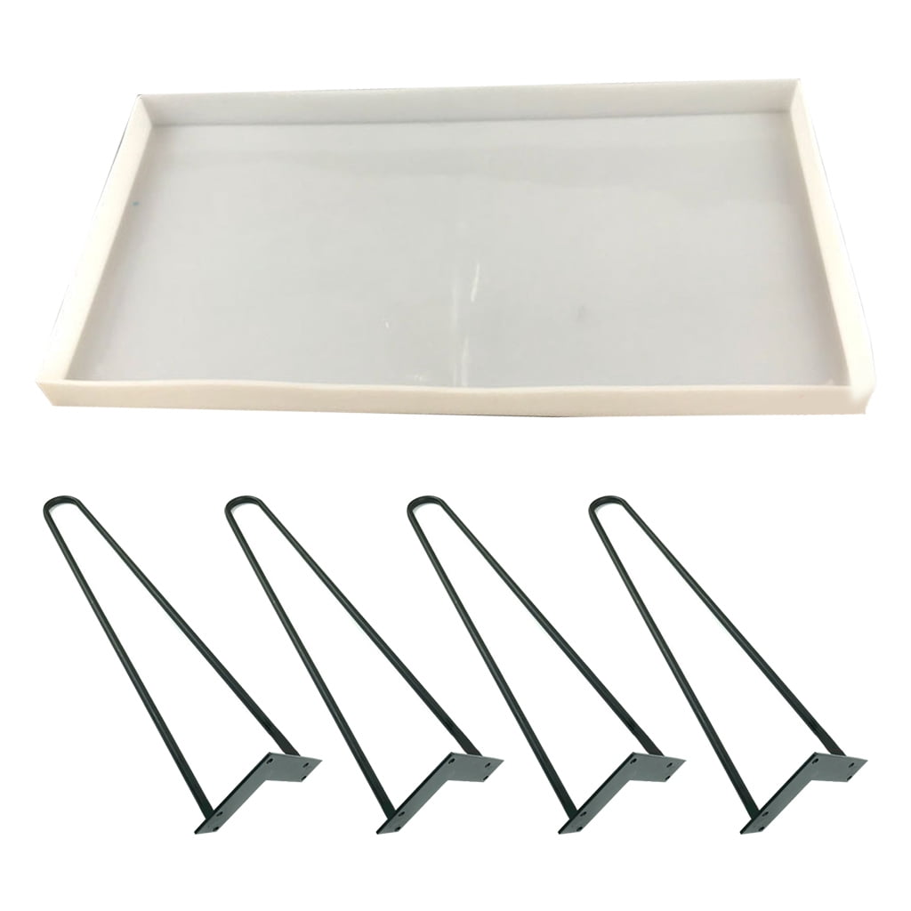 Handmade River Table Making Mold Rectangle Shape Crystal Epoxy Aroma Mold Crafts for Home Furniture Decorations