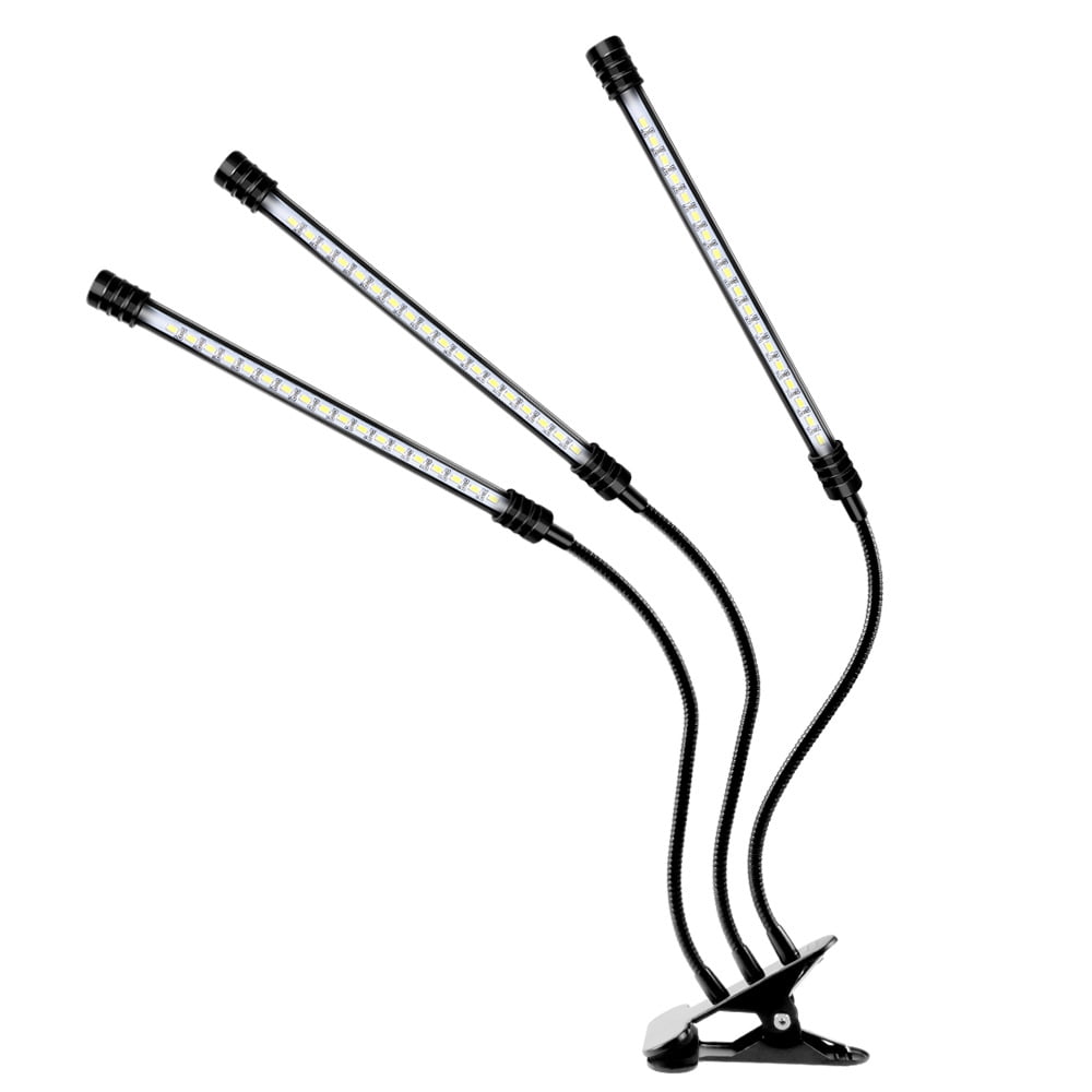 LED Grow DC 5V USB Grow Lamp, Tri Head Gooseneck Plant Lights for Indoor Plants - Walmart.com