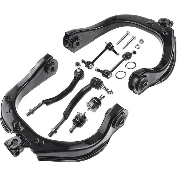 A-Premium 8Pcs Front & Rear Suspension Kit Control Arm Ball Joint Bar Link Tie Rod End Compatible with Chevrolet Trailblazer SSR GMC Envoy Buick Rainier