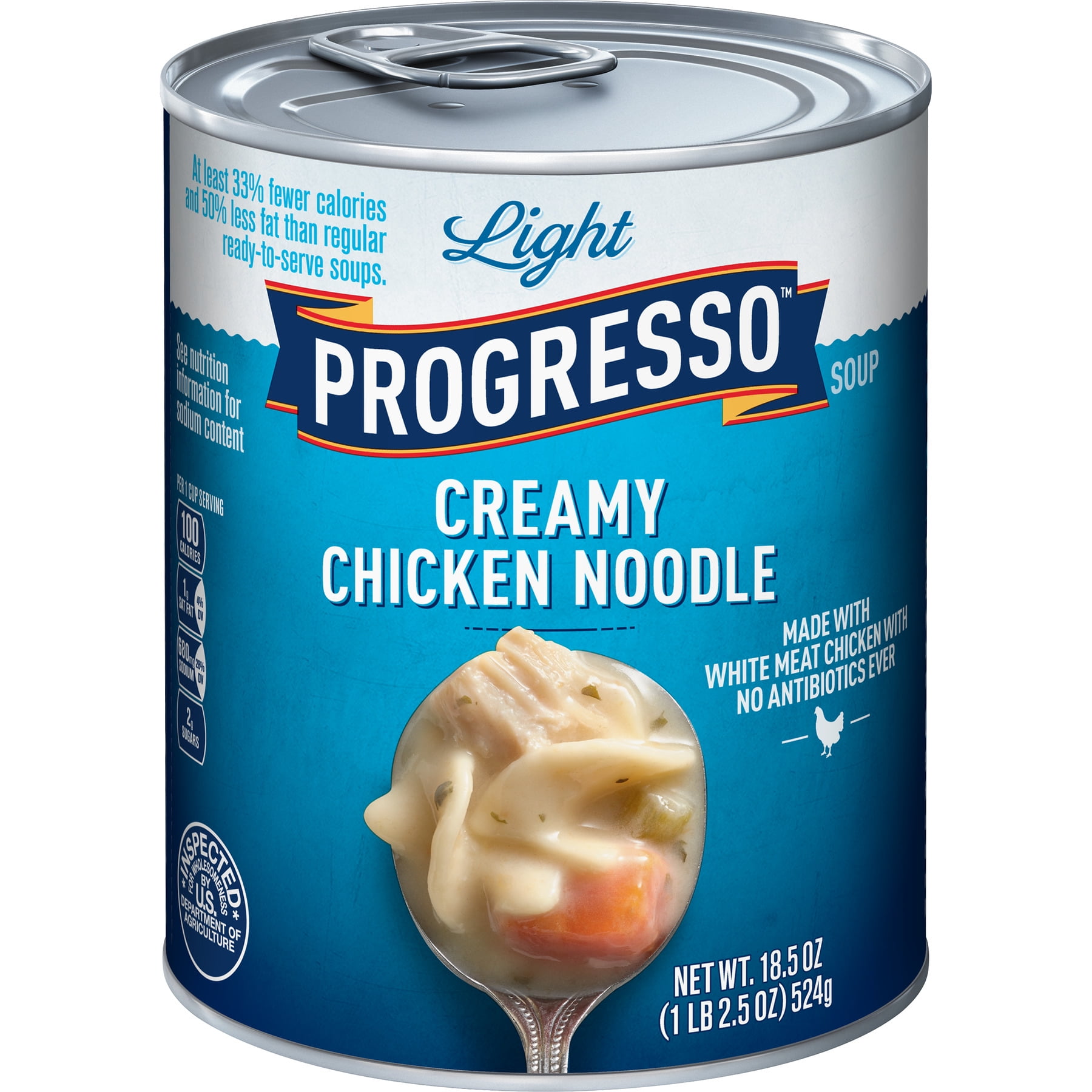 Progresso Light Creamy Chicken Noodle Soup, 18.5 oz Can