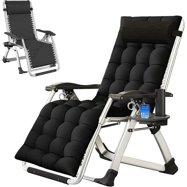 MOPHOTO Zero Gravity Chair, Lawn Recliner, Reclining Patio Lounger