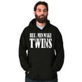 thumbnail image 3 of Funny New Father Real Men Make Twins Hoodie Hooded Sweatshirt Men Brisco Brands X, 3 of 6