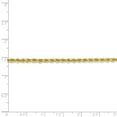 thumbnail image 2 of 10K Yellow Gold 2.75mm Handmade Diamond Cut Rope Chain, 2 of 5