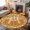 Yellow, variant on Black Fall Pumpkins Round Area Rug 3 FT,Small Kitchen Bathroom Mat,Thanksgiving Floral Botanical Foliage Washable Indoor Outdoor Throw Runner Carpet Doormat for Table Shower Sofa Entryway