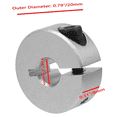 thumbnail image 3 of TOP! 4 Pcs 1/4inch Single Split Clamp-on Shaft Collars Aluminum Clamping Collar Collars,0.79inch Outside Diameter, 3 of 4