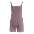 thumbnail image 6 of SUYOLL Women Romper Tie Shoulder Solid Color Overall Shorts Scoop Neck with Pockets Soft Breathable Casual Athleisure, 6 of 6