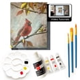 thumbnail image 2 of Kit de pintura Painting4Real Cardinal Acrílico, 9 piezas, 2 of 9