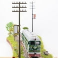 thumbnail image 2 of 3pcs/set Standard 1/87 Scale Small Utility Poles for Model Train Scenery Layout Accessories, 2 of 7