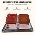 thumbnail image 6 of 7-in-1 Electric Griddle 1800W, 14.4" Stainless Steel Teppanyaki Grill with Non-Stick Surface & Adjustable Temp (0-446°F) - Indoor Countertop Grill, 6 of 7