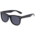 thumbnail image 4 of zeroUV - Retro Wide Temple Polarized Lens Square Horn Rimmed Sunglasses 55mm - 55mm, 4 of 7