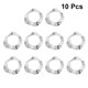 thumbnail image 2 of 10 piezas de accesorios para hacer aretes DIY, aretes sencillos, elegantes colgantes de cobre en forma de gota, joyería creativa, accesorios para hacer aretes de plata, 2 of 5