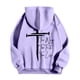 thumbnail image 4 of WILLBEST Sudaderas Deportivas para Hombre, Sudadera Informal con Capucha y Diseño Estampado De Dios para Hombre, Jersey De Manga Larga, Ropa Cómoda para Uso Diario Grande, 4 of 4