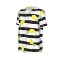 thumbnail image 6 of Fotbe Lemon Baseball Jersey Shirt for Men and Women, Casual Short Sleeves Button Down T-Shirt-Large, 6 of 9