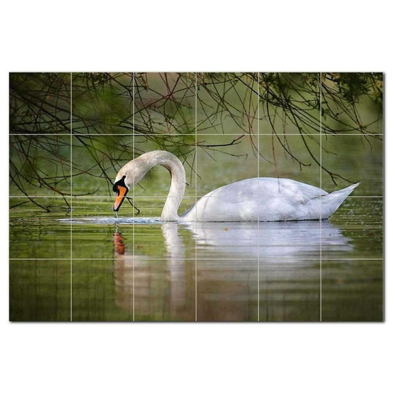 Bird Ceramic Tile Mural Kitchen Backsplash Bathroom Shower, 402093-L64