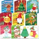 thumbnail image 1 of Libros para colorear Omgouue Christmas 32 unidades para niños de 7 x 5 pulgadas, 1 of 7