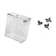 thumbnail image 5 of Cubo de basura de cocina,Contenedor de compost para cocina,bote de basura pequeño colgante,Pájaro para colgar en la pared,Arte de pared de pájaros de madera Decoración de pared de pájaros, 5 of 8