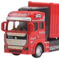 thumbnail image 4 of Camion à Rétrofriction à l'Échelle 1:48 en Alliage Mini Voiture pour Enfants Jouets à Tirer pour Garçons Cadeau pour Enfants Rouge, 4 of 4