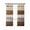 Brown, variant on Vintage Geometric Brown Blackout Curtains, Light Blocking Print Window Curtains, Farmhouse Country Chic Wood Grain Thermal Insulated Window Drapes for Living Room 2 Panels, 55"W x 39"L
