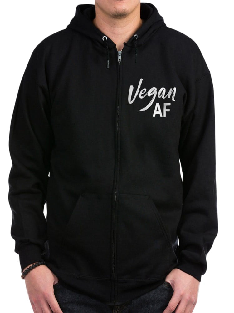 vegan zip hoodie