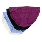 Fruit of the Loom Women's Breathable Micro Mesh Bikini Underwear (4 Pair Pack)
