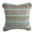 thumbnail image 2 of LR Home Drew 18" x 18" Beige/Brown Striped Cotton Blend Adult Decorative Throw Pillow, 2 of 18