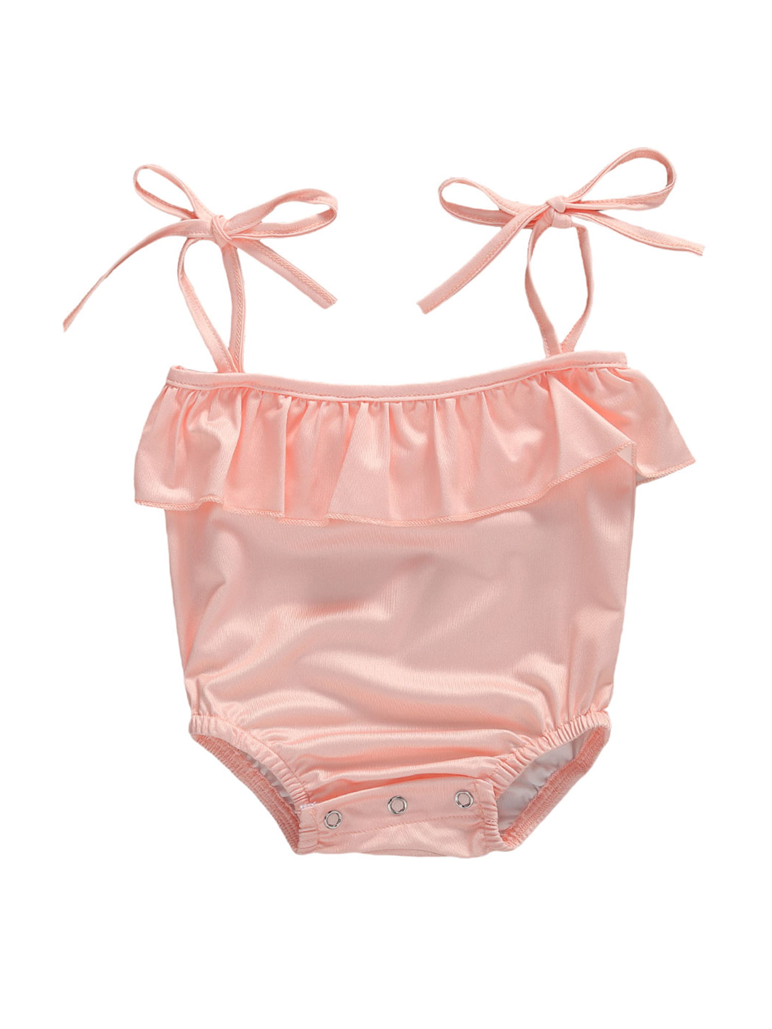 Bmnmsl Summer Baby Girls Swimsuit Toddlers Beach Sleeveless Suspender ...