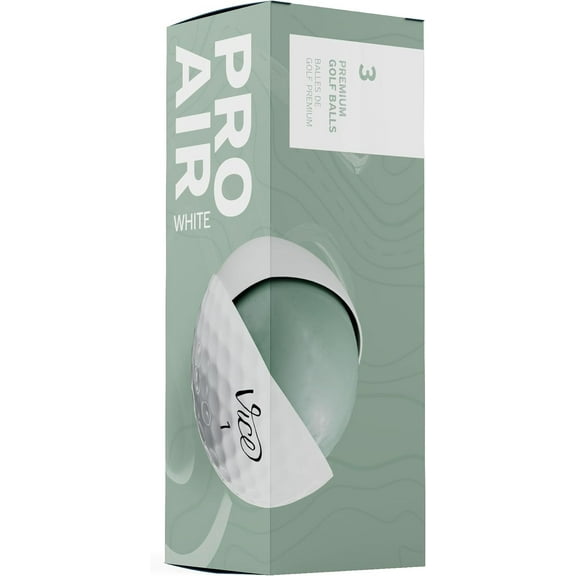 Vice Golf Pro Air Golf Balls (White, 3pk) 1 Sleeve 2025 NEW