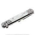 thumbnail image 3 of Munetoshi 9" White Wood Handle Spring Button Folding Comb Hair Styling Pocket Carrying, 3 of 3