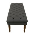 thumbnail image 2 of HomePop Layla Decorative Tufted Bench, Multiple Colors, 2 of 9
