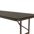 thumbnail image 2 of Correll CFA2460PX Adjustable Height .75 in. High Pressure Top Folding Table, WALNUT, 2 of 8