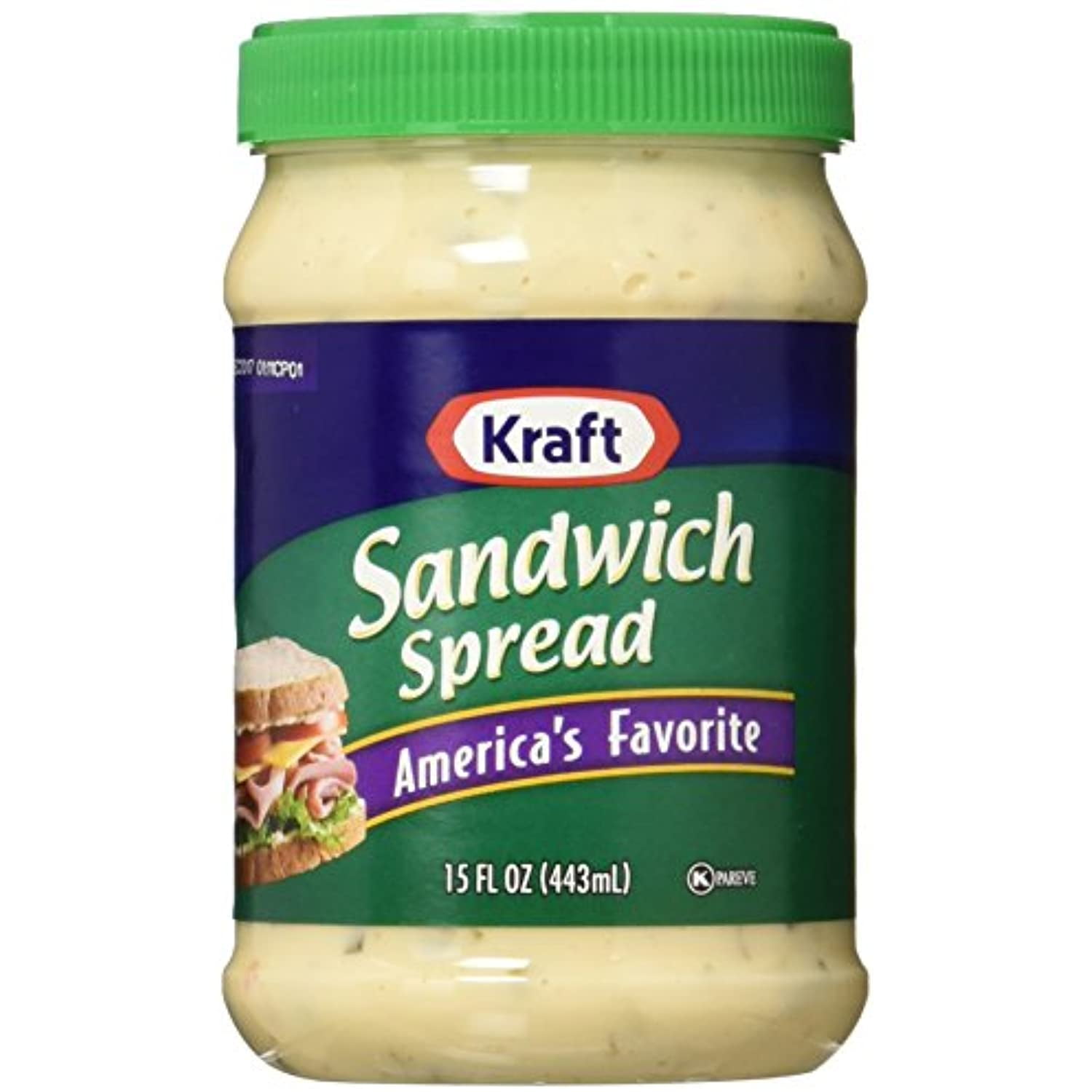Kraft, Sandwich Spread, 15Oz Plastic Jars (Pack Of 3)