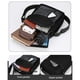 thumbnail image 2 of Bolso de hombro camuflado de moda, gran capacidad, impermeable, multi-bolsillo, de estilo casual para cruzar, negro, 2 of 6