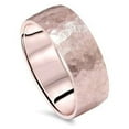 thumbnail image 1 of Mens Hammered Brushed 7mm Wedding Band 14K In Rose Gold, 1 of 1