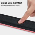 thumbnail image 7 of Reflective dog collar with padding, soft chloroprene rubber nylon adjustable pet collar, heavy-duty quick snap button, pet collar neon pink S, 7 of 7