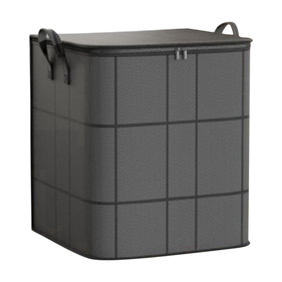 XXl Foldable Storage Bag with Reinforced Handles, Extra Large Capacity Storage Bags, Spacious Moving Storage Bin, Zippered Organizer for Quilts Clothes & Bedding for Moving Day, Closet &bedroom Use
