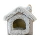thumbnail image 2 of Casa para perros Yuyangstore cama nido para gatos desmontable Gris S, 2 of 8