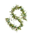 thumbnail image 2 of 6FT Easter Garland Spring Vine with Easter Eggs Flowers Berries for Rustic Mantle Arch Home Table Tree Decoration, 2 of 9