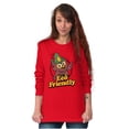 thumbnail image 4 of Woodsy Owl Eco Friendly Cute Forest Long Sleeve TShirt Men Women Brisco Brands S, 4 of 6