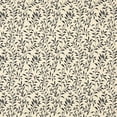 thumbnail image 1 of Designer Fabrics F412 54 Po. Grand Bleu Marine et Beige Floral Matelassé Tissu Réversible, 1 of 1