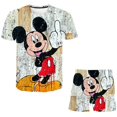 thumbnail image 1 of Baby Mickey Mouse Sets Girls Fashion Disney Suits Summer Short Sleeves Tops Tees + Short Pants 2pcs/Outfits Clothing 1-14 Years4T Gao Jinjia LED, 1 of 2